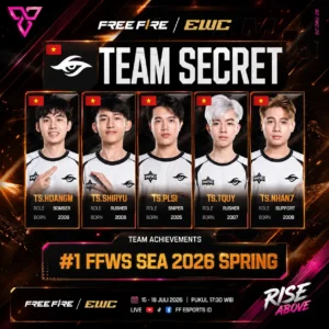 EWC Free Fire 2026: EVOS Divine wakil Indonesia